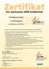 AMÖ-Zertifikat